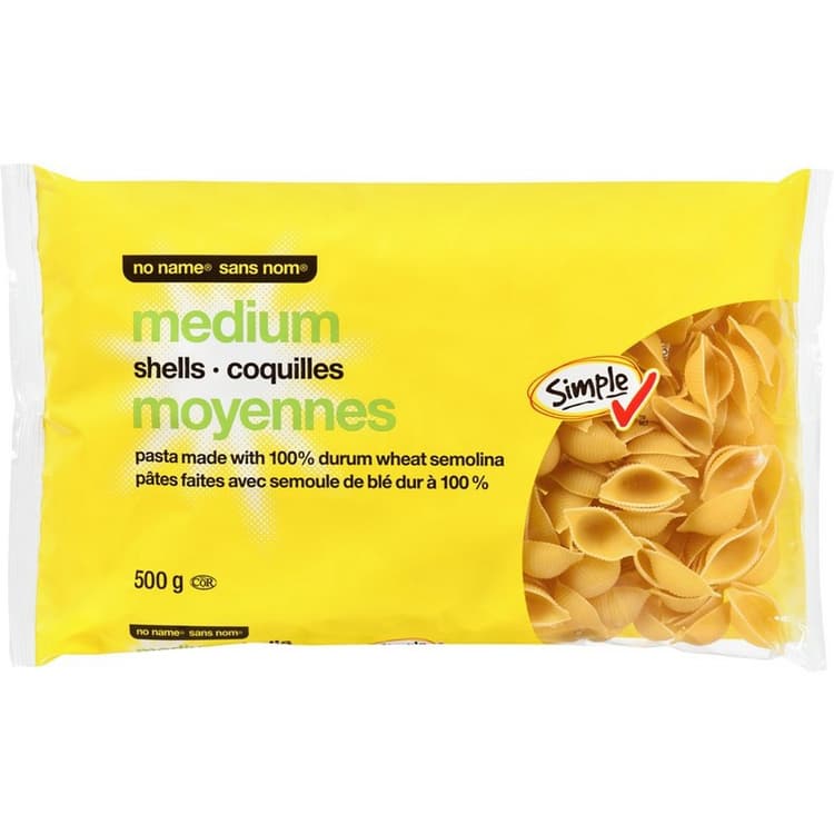 No Name Medium Shells Pasta