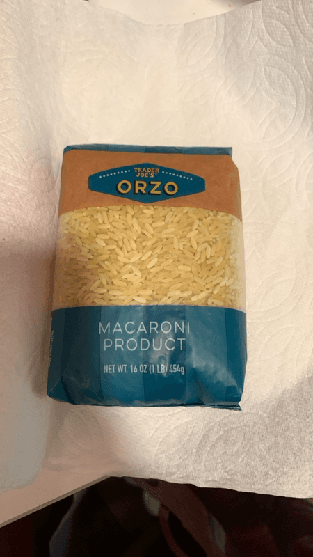 Is it PCOS Friendly? Trader Joe's Authentic Italian Orzo Pasta