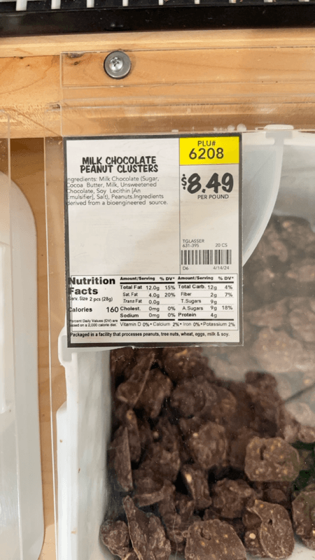 Tglasser Milk Chocolate Peanut Clusters