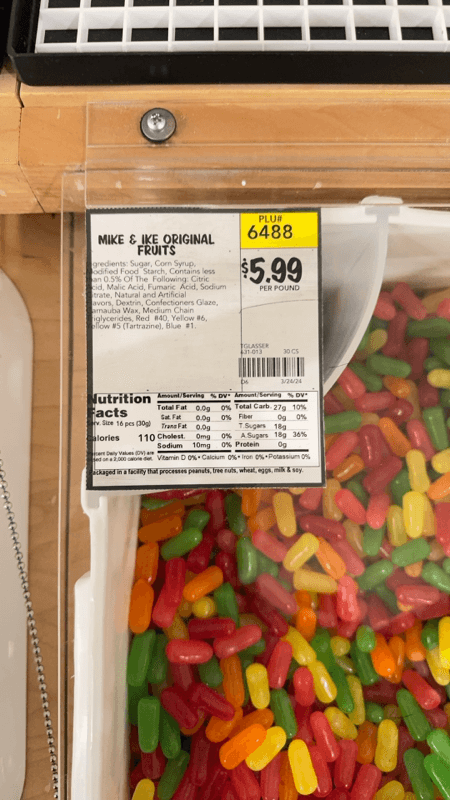 Tglasser Mike And Ike Original Fruits