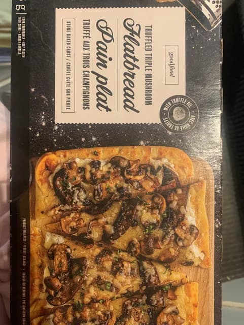 Goodfood Truffled Triple Mushroom Flatbread