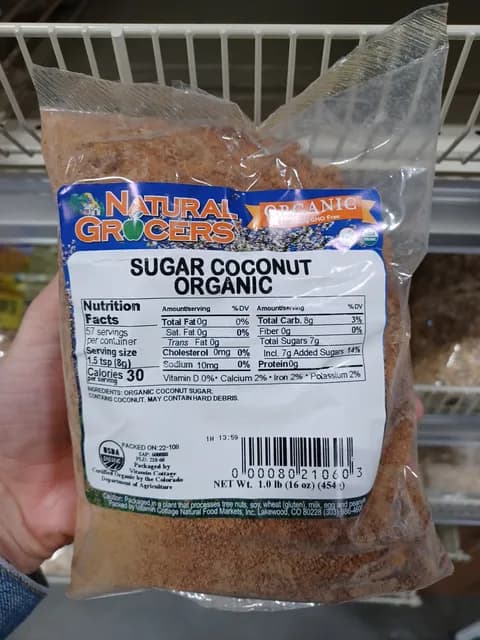 Natural Grocers Organic Coconut Sugar