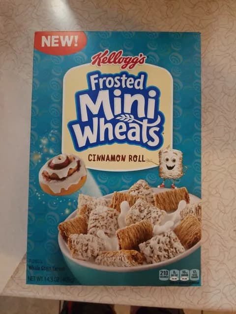 Kellogg'S Frosted Mini Wheats Cinnamon Roll