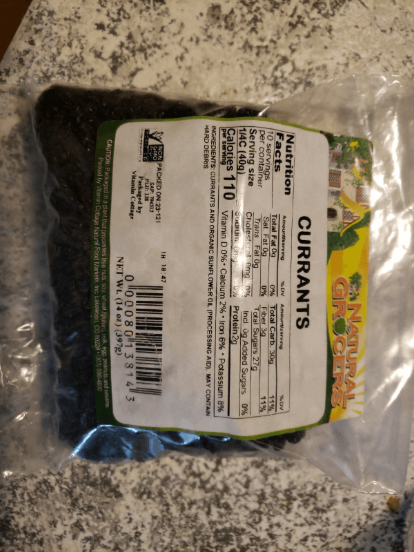 Natural Grocers Currants
