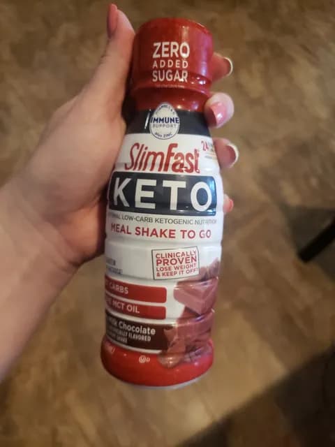 Slimfast Keto Meal Shake To Go Creamy Milk Chocolate