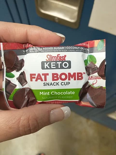 Slimfast Mint Chocolate Keto Fat Bomb Snack