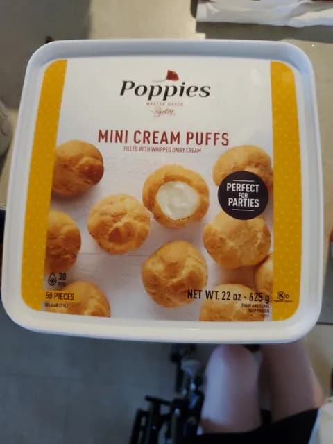 Poppies Mini Cream Puffs