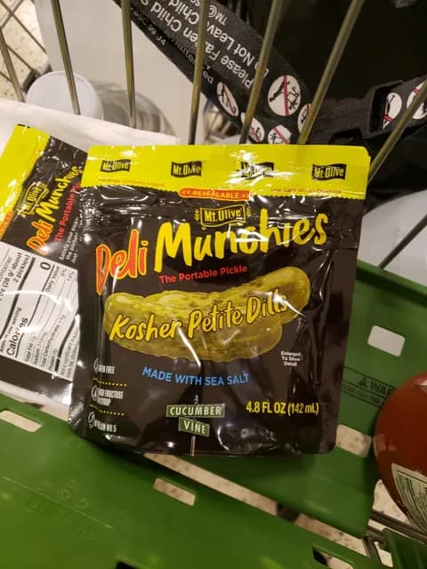 Mt. Olive Deli Munchies The Portable Pickle Kosher Petite Dills Made With Sea Salt