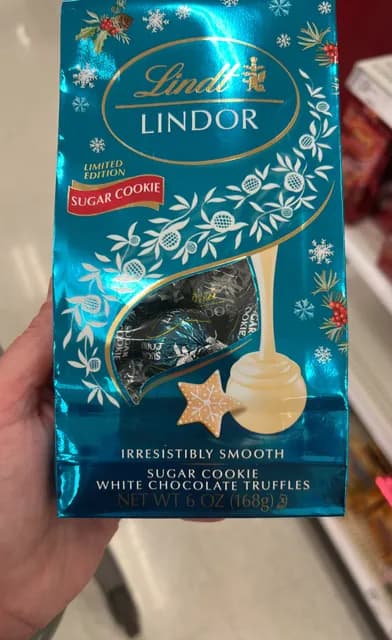 Lindt Lindor Limited Edition Sugar Cookie White Chocolate Truffles