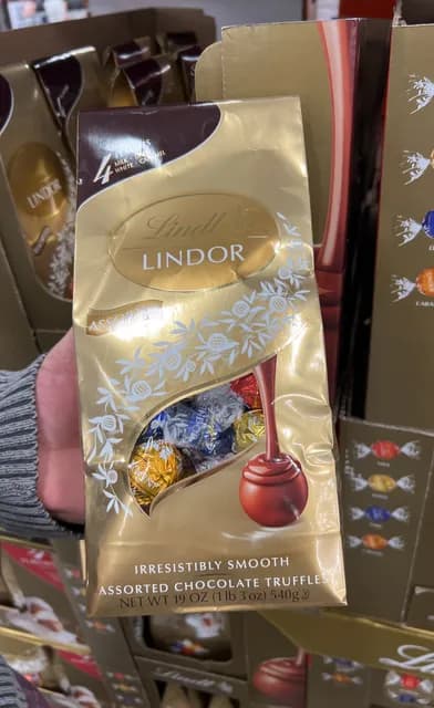 Lindt Lindor Irresistibly Smooth Assorted Chocolate Truffles