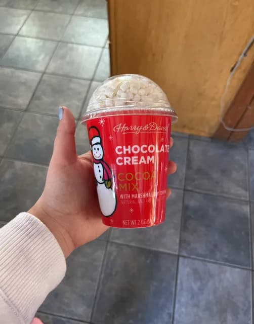 Harry & David Chocolate Cream Cocoa Mix With Marshmallow Topping