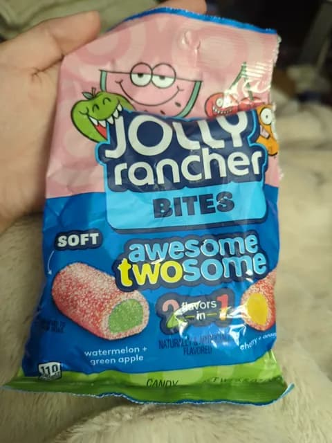 Jolly Rancher Bites Awesome Twosome Soft Candy, Water + Green Apple Flavors