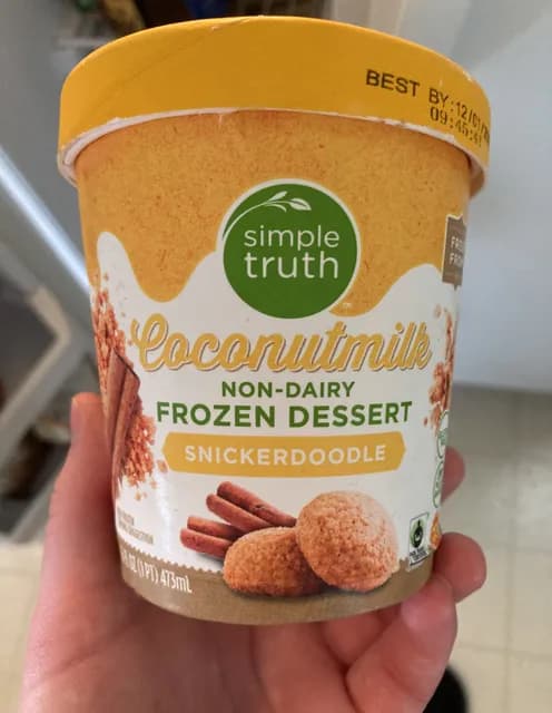 Simple Truth Coconutmilk Snickerdoodle Non-Dairy  Dessert