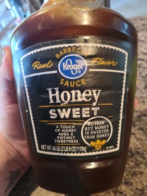 Kroger Honey Sweet Barbecue Sauce