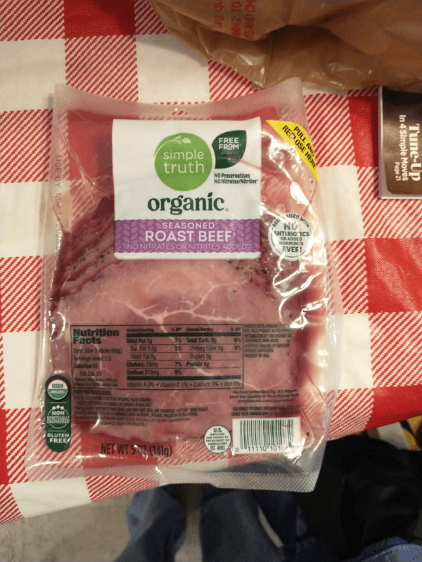 Simple Truth Organic Roast Beef Seasoned Sliced