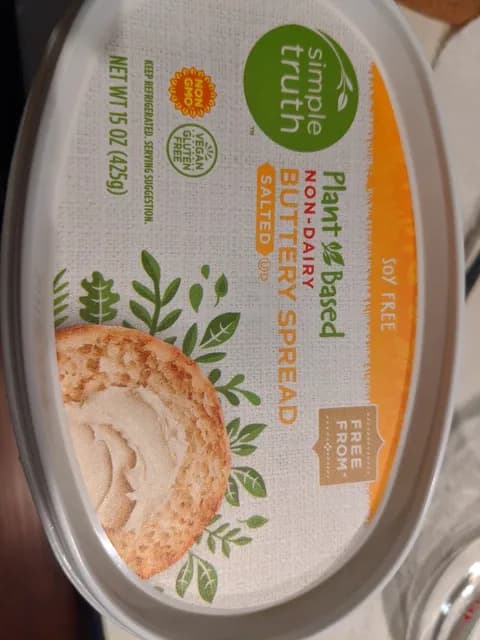 Simple Truth Plant Based Salted Non-Dairy Buttery Spread