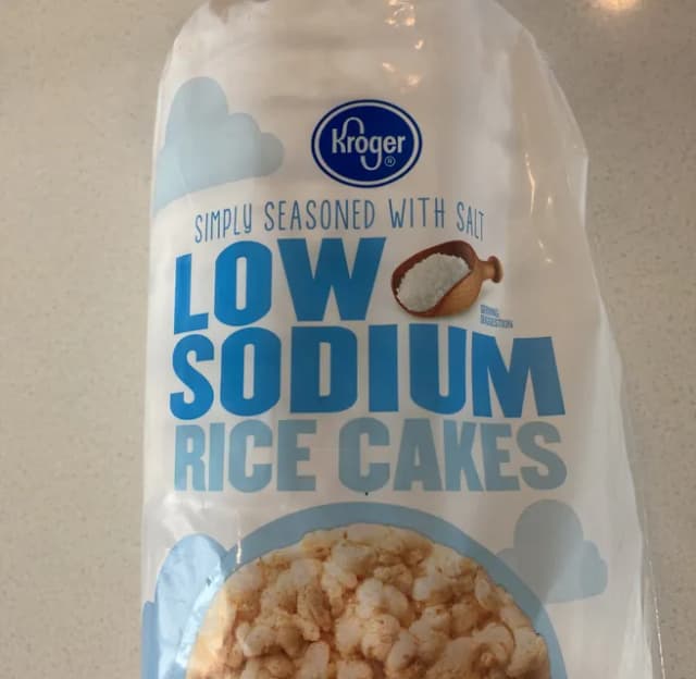 Kroger Low Sodium Rice Cakes