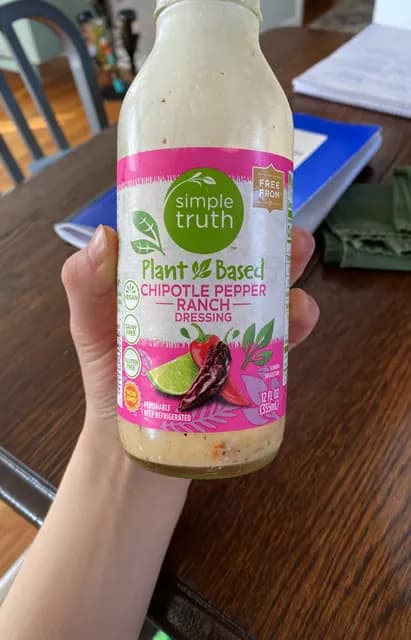 Simple Truth Plant-Based Chipotle Pepper Ranch Dressing