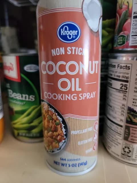 Kroger Non Stick Coconut Oil Cooking Spray