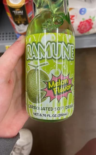Ramune Melon Carbonated Soft Drink