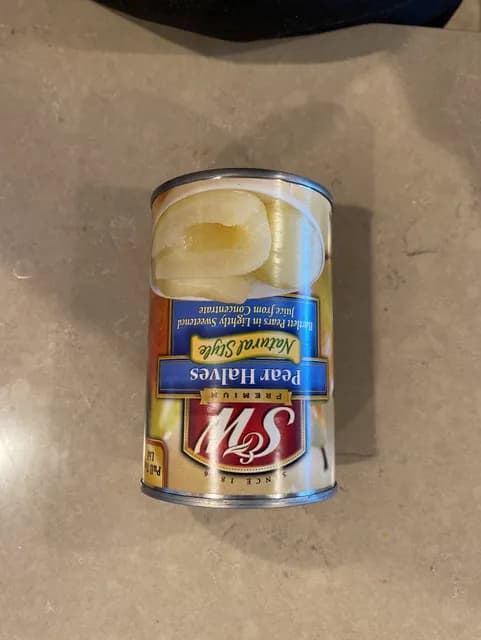 S&W Natural Style Pear Halves