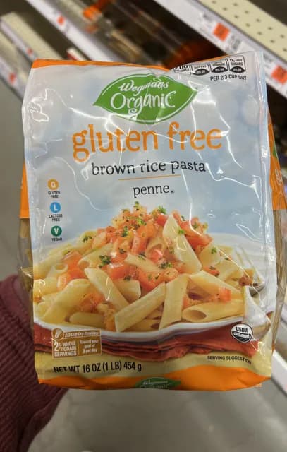 Wegmans Organic Gluten Free Brown Rice Pasta Penne