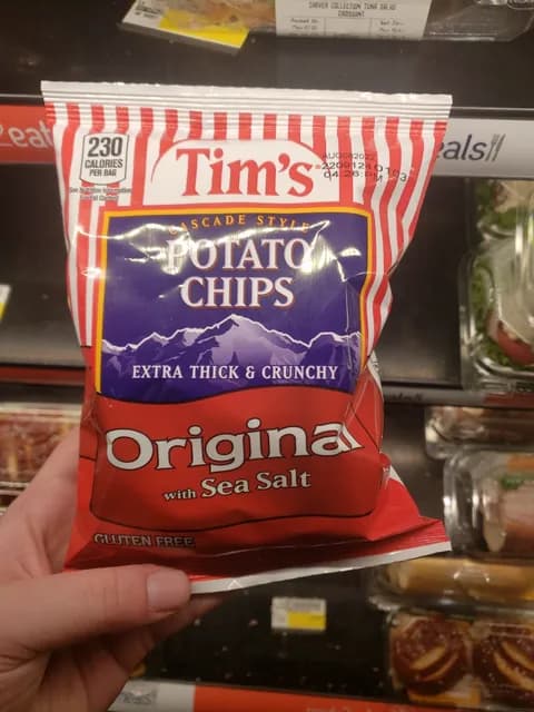 Tim'S Cascade Style Original With Sea Salt Potato Chips