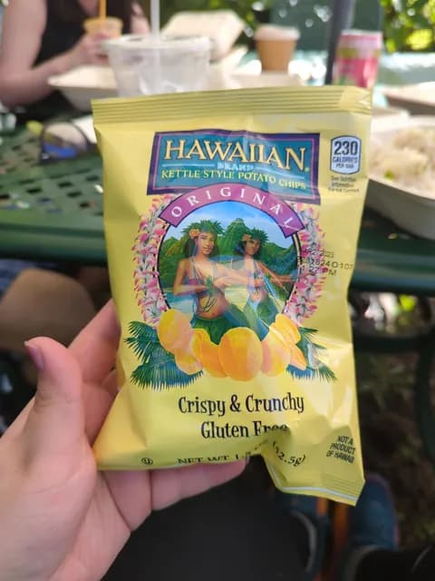 Hawaiian Crispy & Crunchy  Kettle Style Potato Chips Original