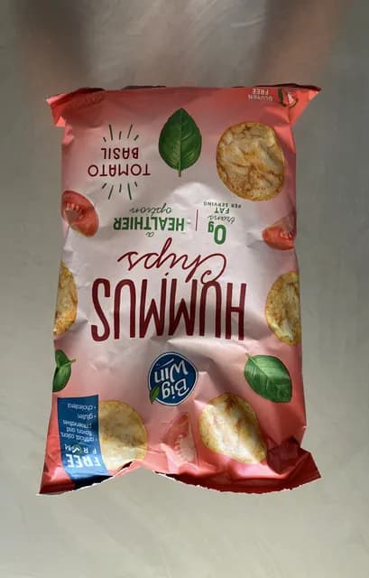 Big Win Hummus Chips Tomato Basil