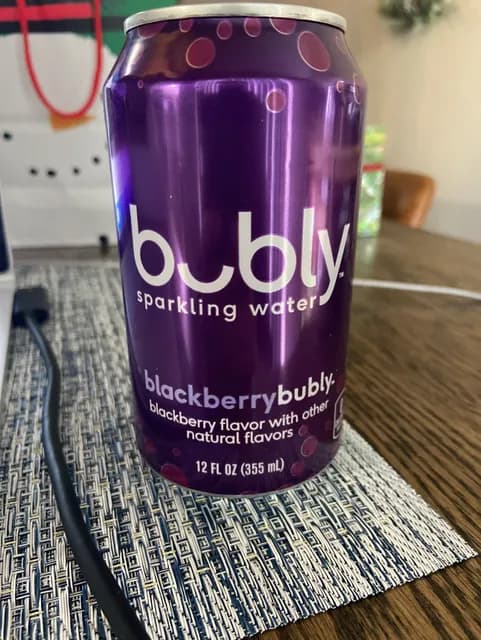 Is it Xanthan Gum Free? Bubly Blackberry Sparkling Water