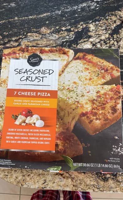 Sam'S Choice Seasoned Crust 7 Cheese Pizza