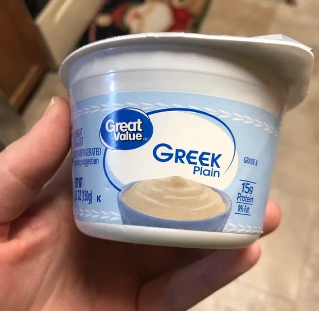 Great Value Plain Greek Nonfat Yogurt