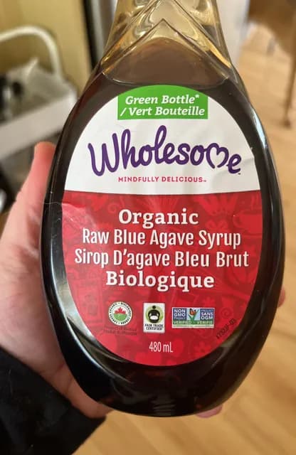 Wholesome Organic Raw Blue Agave Syrup