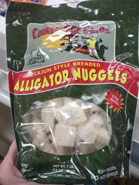 Country Boy Gator Cajun Style Breaded Alligator Nuggets