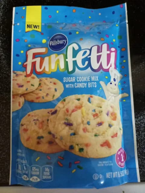 Pillsbury Funfetti Sugar Cookie Mix With Candy Bits