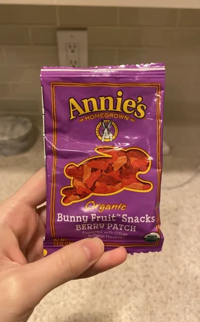 Annie'S Homegrown Organic Bunny Fruit Snacks Berry Patch