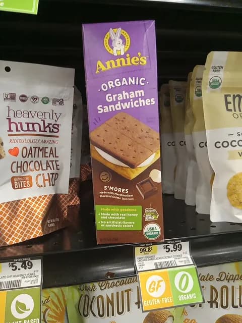 Annie'S Organic S'Mores Graham Sandwiches