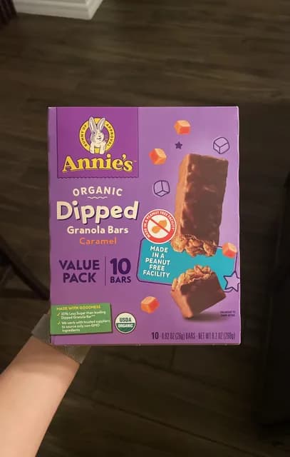 Annie'S Organic Caramel Dipped Granola Bars