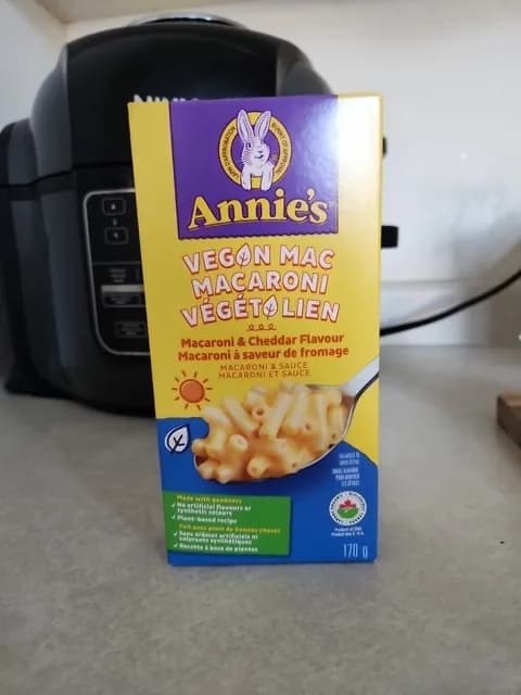 Annie'S Vegan Mac Macaroni & Cheddar Flavour