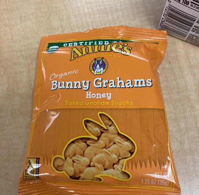 Annie'S Organic Honey Bunny Grahams Snacks