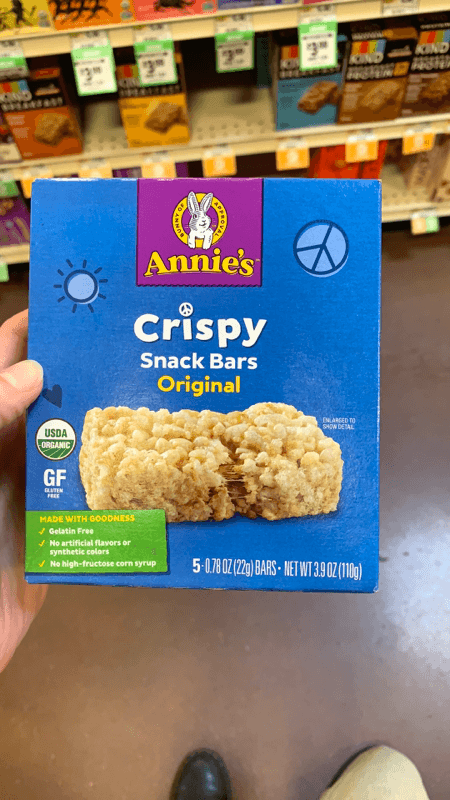 Annie's Organic Original Crispy Snack Bars