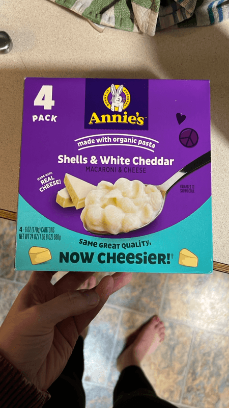 Is it PCOS Friendly? Annies Homegrown Macaroni & Cheese Shells & White Cheddar Box
