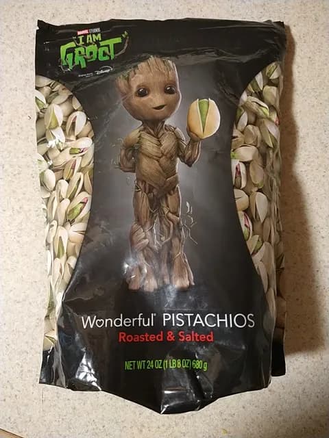 Marvel Studios I Am Groot Wonderful Pistachios Roasted & Salted