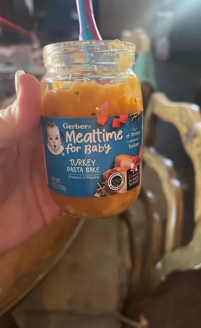 Gerber Mealtime For Baby Turkey Pasta Bake