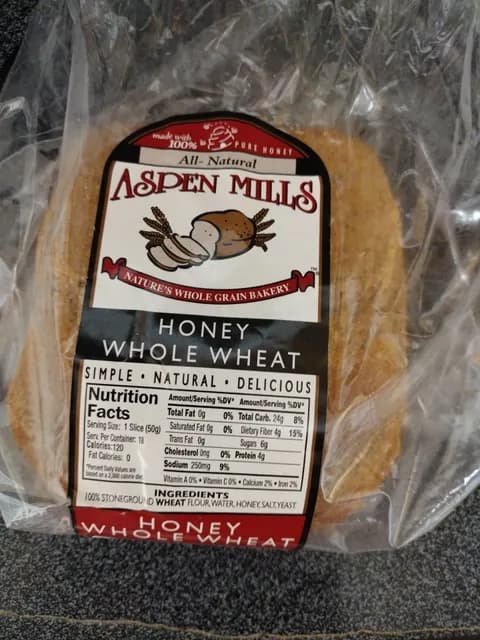 Aspen Mills Honey Whole Wheat