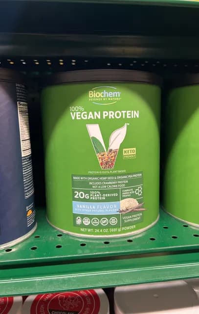 Biochem Vanilla Flavor 100% Vegan Protein