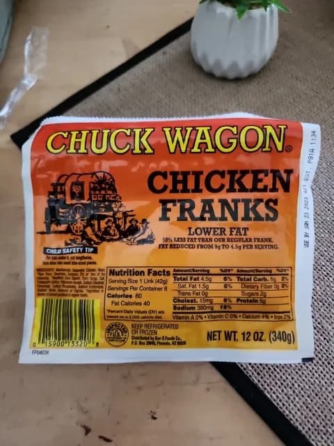 Chuck Wagon Chicken Franks