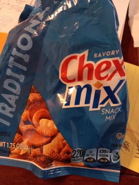Chex Mix Traditional Savory Snack Mix