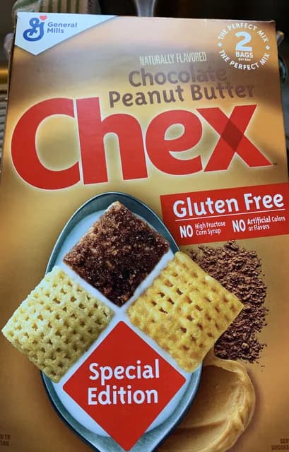 General Mills Chocolate Peanut Butter Chex Special Edition