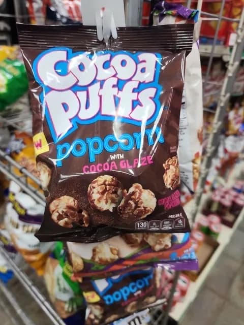 Cocoa Puffs Popcorn With Cocoa Glaze